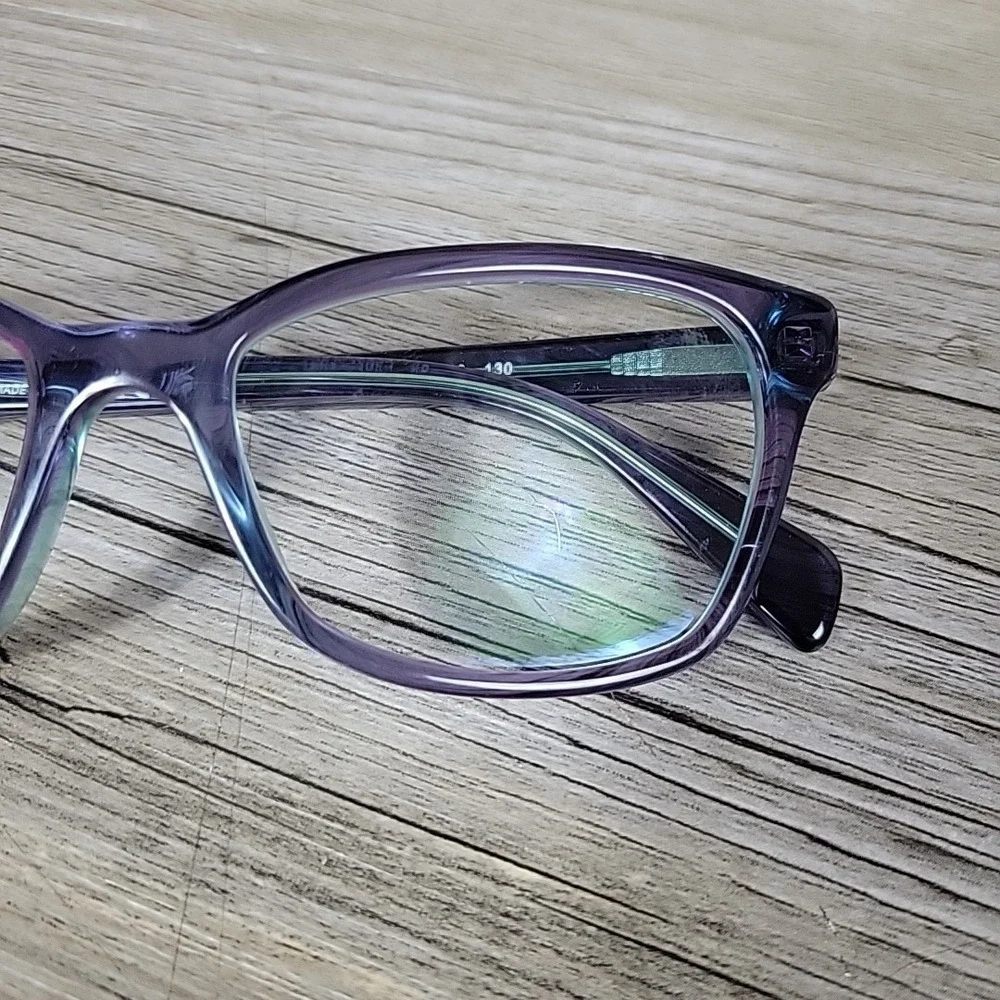 Ray-Ban RB 1591 3945 Kids Eyeglasses Frames Only Top Light Blue Violet 48-16 130